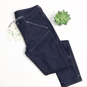 GSTAR Elwood Distressed Moto Skinny Jeans 26x30